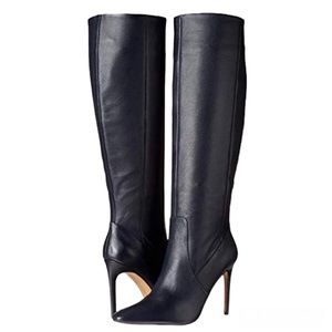 Vince Camuto Black Fendels Knee High Heel Boots Size 6.5